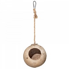Домик для птиц из кокоса "Баунти", d105-120/300мм, серия NATURAL, Triol фото