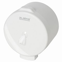 Диспенсер для туалетной бумаги LAIMA PROFESSIONAL ORIGINAL (Система T8), белый, ABS-пластик, 605769 фото
