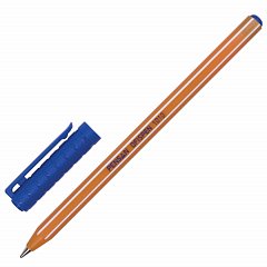 Ручка шариковая масляная PENSAN Officepen 1010, СИНЯЯ, корпус оранжевый, 1 мм, линия 0,8 мм, 1010/60 фото