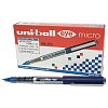 Ручка-роллер Uni-Ball Eye, СИНЯЯ, корпус черный, узел 0,5мм, линия 0,3мм, UB-150 BLUE