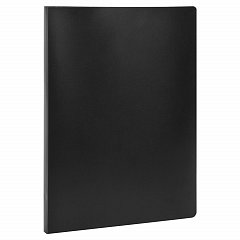 Папка с металлическим скоросшивателем STAFF, черная, до 100 листов, 0,5 мм, 229225 фото