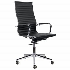 Кресло офисное BRABIX PREMIUM "Intense EX-531", экокожа, хром, черное, 532540 фото