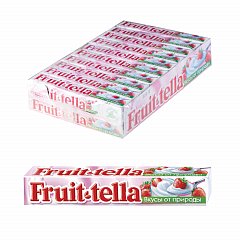 Жевательная конфета FRUITTELLA (Фруттелла) "Клубничный йогурт", 41 г, 86785 фото