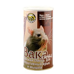 Вака Люкс корм для декоративных крыс и мышей 800г/банка/ фото