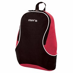 Рюкзак STAFF FLASH универсальный, черно-красный, 40х30х16 см, 270296 фото