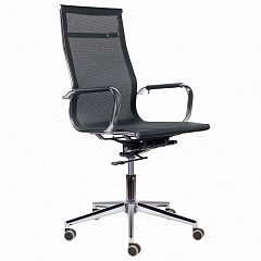 Кресло офисное BRABIX PREMIUM "Net EX-533", хром, сетка, черное, 532546 фото