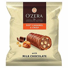 Конфеты шоколадные O'ZERA "Caramel&Crisp" из нежного пралине с хрустящими шариками, НК943 фото