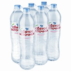 Вода негазированная питьевая СВЯТОЙ ИСТОЧНИК, 1,5 л, пластиковая бутылка фото