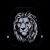 Ранец BRAUBERG SHINY, 2 отделения, с брелком, "Savage lion", СВЕТЯЩИЙСЯ РИСУНОК, 38х28х14 см, 272039