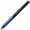 Ручка-роллер Uni-Ball AIR Micro, СИНЯЯ, корпус черный, узел 0,5мм, линия 0,24мм, UBA-188-M BLUE