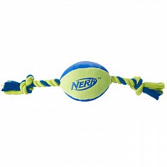 Мяч плюшевый с веревками Nerf 37.5 см фото