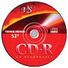 Диски CD-R VS 700 Mb 52x Cake Box (упаковка на шпиле), КОМПЛЕКТ 50 шт., VSCDRCB5001
