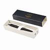 Ручка шариковая PARKER "Jotter XL Monochrome Black BT", корпус черный, нержавеющая сталь, синяя, 2122753