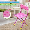 Комплект детской мебели розовый ПРИНЦЕССА: стол + стул, пенал, BRAUBERG NIKA KIDS, 532635