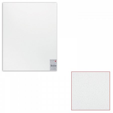 Картон белый грунтованный для живописи, 40х50 см, двусторонний, толщина 2 мм, акриловый грунт фото