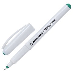Ручка капиллярная (линер) ЗЕЛЕНАЯ CENTROPEN "Handwriter", трехгранная, линия письма 0,5 мм, 4651, 2 4651 0110 фото