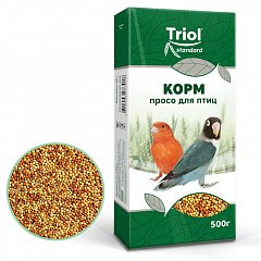 Корм Тriol Standard для птиц "Просо", 500г, Triol фото