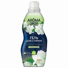 Гель для стирки 2в1 1000г AROMA DROP "Жасмин и ветивер", ш/к 20942, 25291 фото