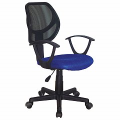 Кресло компактное BRABIX "Flip MG-305", ткань TW, синее/черное, 531919 фото