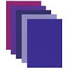 Цветной фетр для творчества, А4, ОСТРОВ СОКРОВИЩ, 5 листов, 5 цветов, толщина 2 мм, оттенки фиолетового, 660645