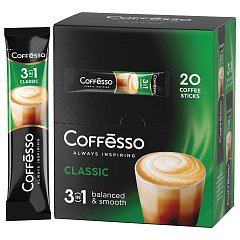 Кофе растворимый порционный COFFESSO "3 в 1 Classic", пакетик 15 г, ш/к 07821, 102147 фото