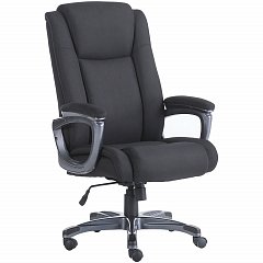 Кресло офисное BRABIX PREMIUM "Solid HD-005", НАГРУЗКА до 180 кг, ткань, черное, 531822 фото