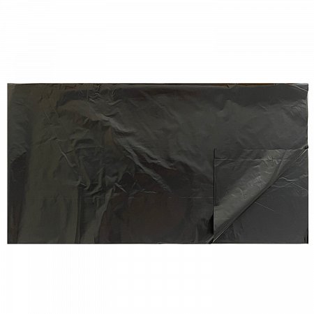 Мешки для мусора 200л черные, в пачке 50 штук, прочные, ПВД 37 мкм, 90х130см, 608328 фото