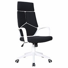 Кресло офисное BRABIX PREMIUM "Prime EX-515", пластик белый, ткань, черное, 531812 фото