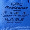 Перчатки полиэфирные РУБИСЕНС прочные эластичные 1пара, 15 класс, 59-61г, разм 9, покрытие - облив РЕЛЬЕФНЫЙ ЛАТЕКС, супер сцепление, СВС, pe15nt синий