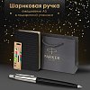 Ручка шариковая PARKER "Jotter Plastic CT", корпус черный, ежедневник А5 черный, золотой срез, пакет, 880894