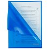 Папка-уголок жесткая А4 синяя 0,15мм, BRAUBERG EXTRA, 27хххх, 271702