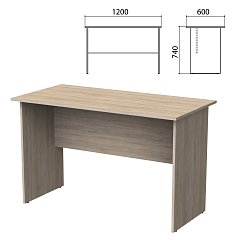 Стол письменный "Бюджет", 1200х600х740 мм, дуб сонома, 402660-091 фото