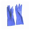 Перчатки латексные КЩС, прочные, хлопковое напыление, размер 9,5-10 XL, очень большой, синие, HQ Profiline, 74736