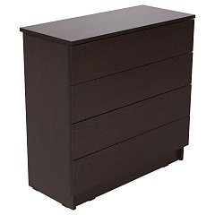 Комод BRABIX "Scandi CM-001", 750х330х730 мм, 4 ящика, ЛДСП, венге, 641902, ЦБ013659 -3 фото
