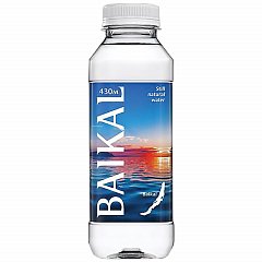 Вода негазированная питьевая BAIKAL 430 (Байкал 430) 0,45 л, пластиковая бутылка, 4670010850450 фото