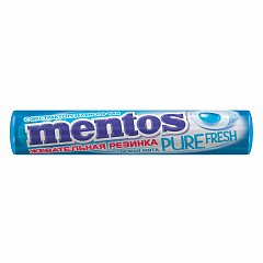 Жевательная резинка MENTOS Pure Fresh (Ментос) "Ролл Свежая Мята", 15,5 г, 87545 фото