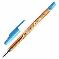 Ручка шариковая STAFF AA-927 ORANGE, СИНЯЯ, корпус тонированный оранжевый, узел 0,7 мм, линия письма 0,35 мм, 144075 фото