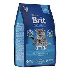 Brit Premium сухой корм для котят с курицей, 0,8 кг. фото