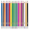 Карандаши цветные стираемые с ластиком ПИФАГОР "МАГИЯ", 18 цветов, пластиковые, 181575, 50
