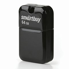 Флеш-диск 64 GB, SMARTBUY Art, USB 2.0, черный, SB64GBAK фото