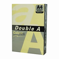 Бумага цветная DOUBLE A, А4, 80 г/м2, 500 л. (5 цветов x 100 листов), микс пастель фото