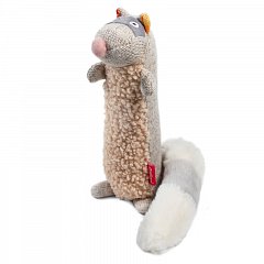 Игрушка для собак Енот с пищалкой 17см, серия PLUSH FRIENDZ фото