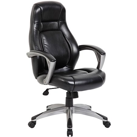 Кресло офисное BRABIX PREMIUM "Turbo EX-569", экокожа, спортивный дизайн, черное, 531014 фото