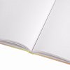 Скетчбук, белая бумага 80 г/м2, 195х195 мм, 80 л., резинка, твердый, BRAUBERG ART CLASSIC "Уноколор", 114583
