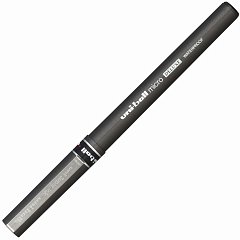 Ручка-роллер Uni-Ball Eye, ЧЕРНАЯ, корпус черный, узел 0,5мм, линия 0,3мм, UB-150 BLACK фото