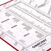 Папка-регистратор ОФИСМАГ с арочным механизмом, покрытие из ПВХ, 50 мм, красная, 225754