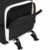 Рюкзак BRAUBERG FUSION универcальный, USB-порт, черный с белыми вставками, 45х31х15см, 271657