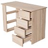 Стол письменный/компьютерный BRABIX "Scandi CD-016", 1100х500х750 мм, 4 ящика, дуб сонома, 641892, ЦБ013707-2