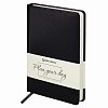 Ручка шариковая PARKER "Jotter Plastic CT", корпус черный, ежедневник А5 черный, белый срез, пакет, 880895