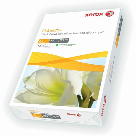 Бумага XEROX COLOTECH+ A4, 300г/м, 125л, д/полноцв.лазерной печати, А+, Австрия, 170%(CIE), 79837, 003R97983 фото